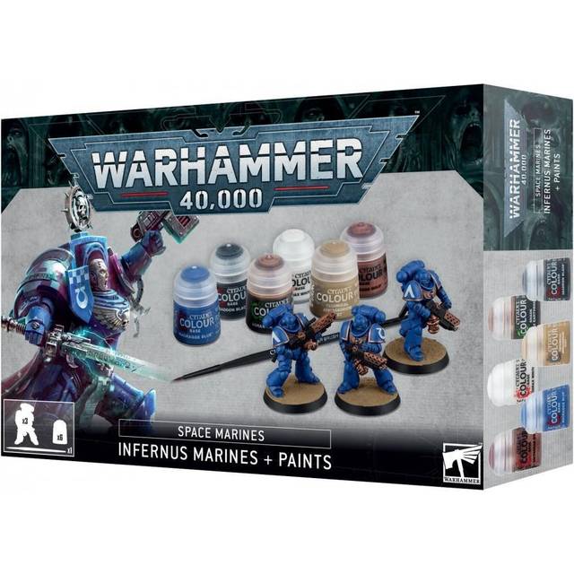 Space Marines Infernus Marines Paint Set