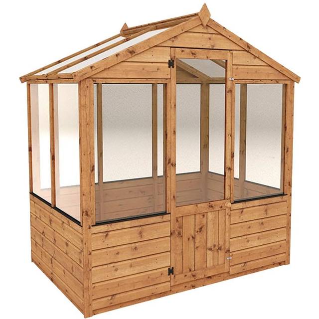 Evesham Wooden Greenhouse 6&#039;x4&#039;
