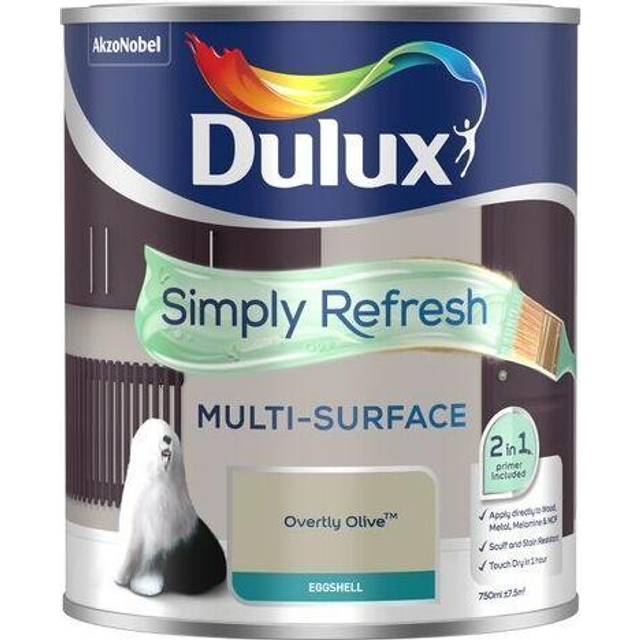 Dulux simply refresh multi surface eggshell overtly olive 75