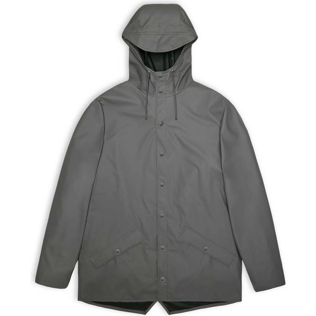 Rains Mens Grey Essential Jacket - X-Large