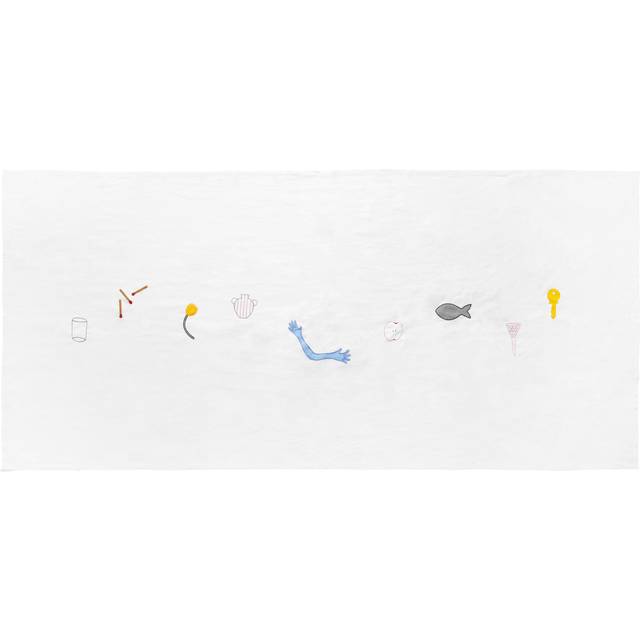 HAY - Sobremesa Tablecloth 140x300cm - weiß/LxB 140x300cm - white (300.0 x 140.0cm)