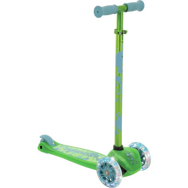 Squish Mini Flex LED Tilt n Turn 3 Wheeled Scooter - Green Colour: Gre