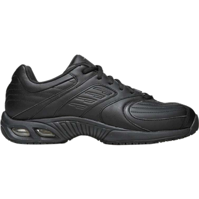 Dr. Scholl's Shoes Men's Cambridge II Work Slip Resistant Sneaker  Bla