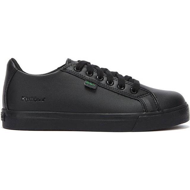 Boy's Kickers 116747 TOVNI LACER VEGAN Unisex School Shoes Black