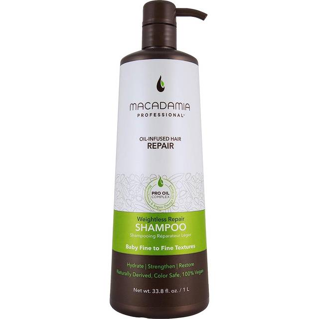 Macadamia Natural Oil Weightless Repair Lätt fuktgivande schampo för alla hårtyper 1000 ml