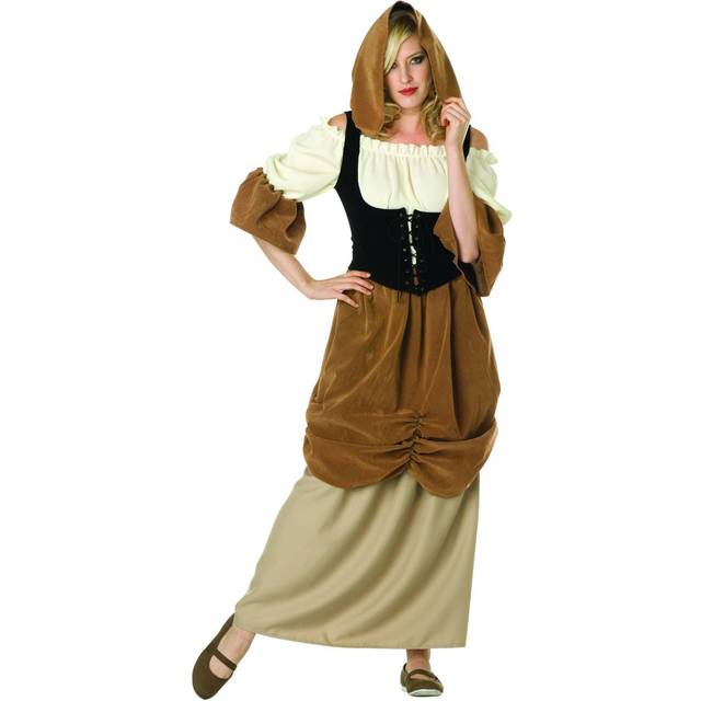 Women Colornial Peasant Lady M