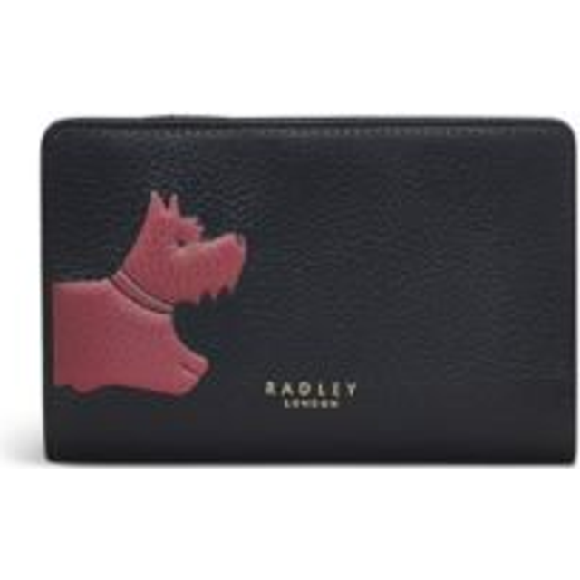 Radley London Women's Leather Leather Radley Stamp Medium Bifold Purse - Black Medium