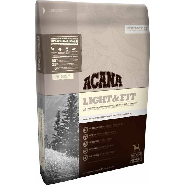 Acana Light and Fit Torr Hundfoder, 11.4 kg