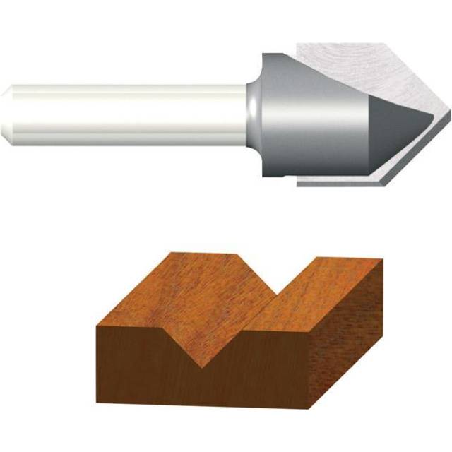 "ROUTER V-GROOVE 7/16"""""""" (Pack of 1)"