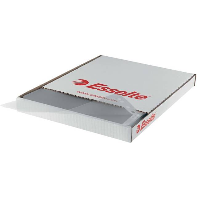 Esselte 100x Heavy Duty Pocket A4 Punched Pocket Archive Document Organiser