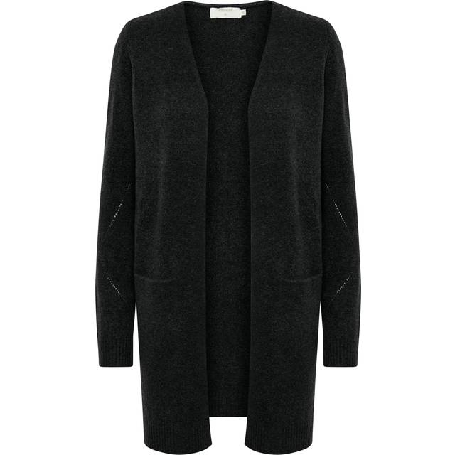 Cream Kaitlyn Long Cardigan - Wool