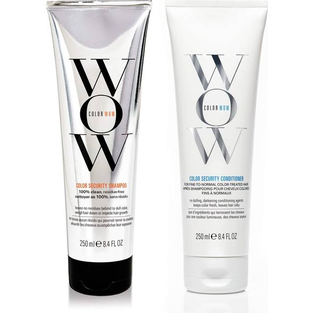 Color Wow Color Security Shampoo and Conditioner, Fine to Normal Hair, Duo Set, No Parabens, No Sulfates, Cruelty-Free, Residue-Free, Vegan for super
