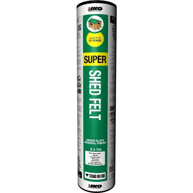 Iko super shed felt green - 8m garden roofing bitumen roof sheet