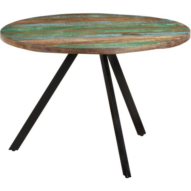 Matbord 110x75 cm massivt återvunnet trä