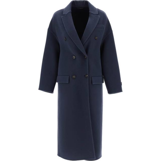 Brunello Cucinelli Double-breasted wool and cashmere coat