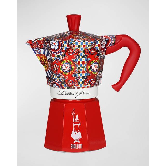 Bialetti Dolce & Gabbana Sicilian Carretto Moka Express Hob Espresso Coffee Maker