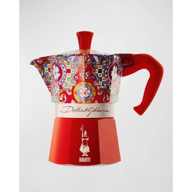 Bialetti Dolce & Gabbana Sicilian Carretto Moka Express Hob Espresso Coffee Maker