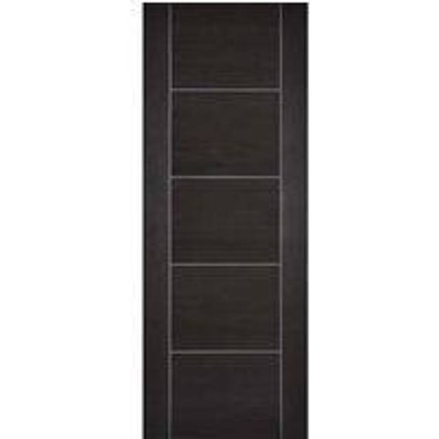 LPD Vancouver Dark Grey Laminate - Prefinished Internal Door (Size: 1981 x 686mm, Thickness: 35mm, Fire Door: No)