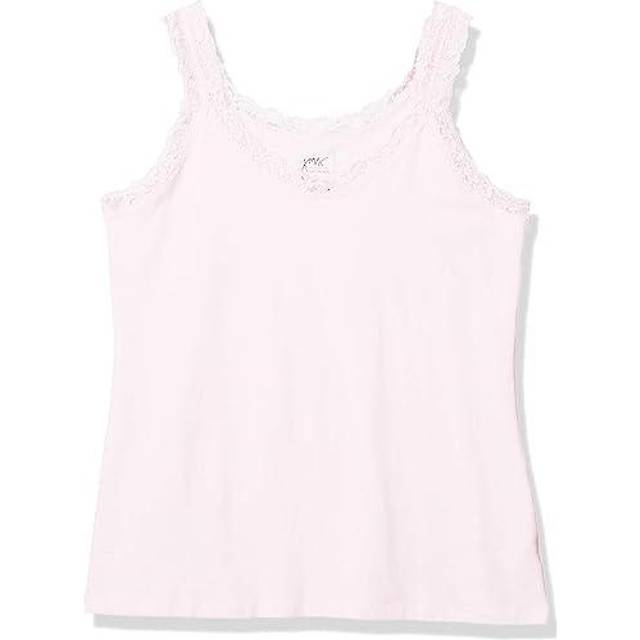 Just My Size Women's Plus Size Stretch Jersey Lace Trim Tank  Paleo Pi