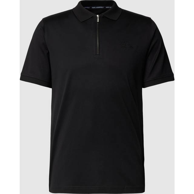 Karl Lagerfeld Mens Short sleeve polo 745080 men - Black - Size Small