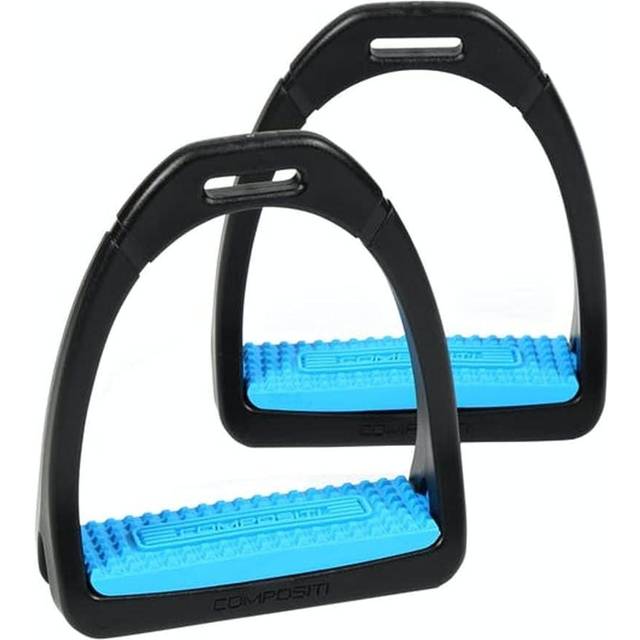 Shires Compositi Premium Profile Stirrup Treads - Adult · Black