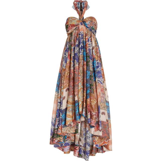 Zimmermann, Klänning, Dam, M, Silk Dress - multicolor (M)