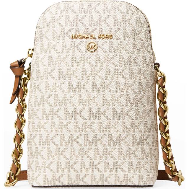 Michael Kors Dam Jet Set Charm SM NS CHN PHN XBODY, vanilj/acorn, S EU, Vanilj/acorn, Small