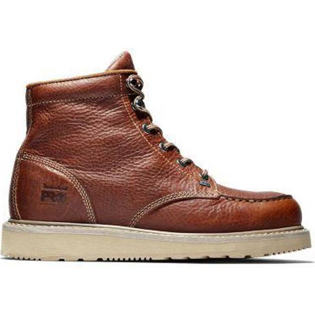 Timberland Barstow 6-Inch Soft Toe Work Boots 'Rust' - brown - 8