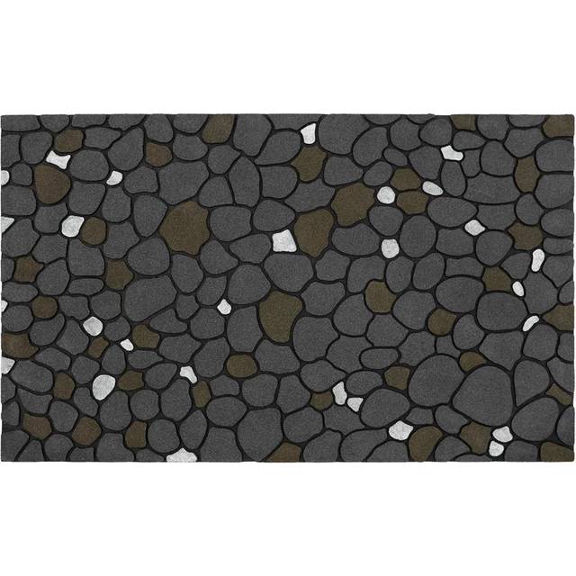 Canyon Scraper Rubber Doormat - Black