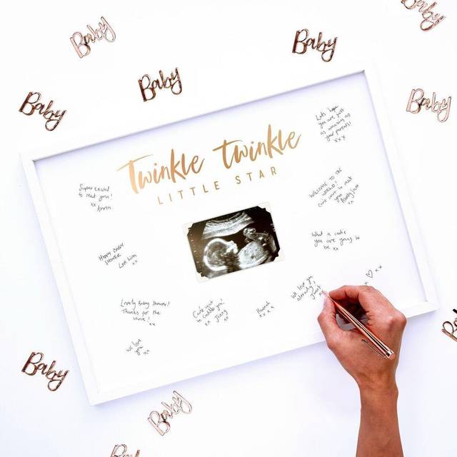 Twinkle Twinkle Little Star Baby Gæstebog