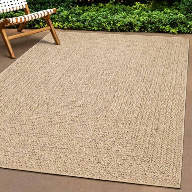 Matta ZIZUR 120x170 cm jutelook inomhus och utomhus
