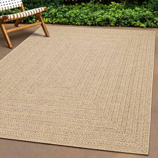 vidaXL Matta ZIZUR 80x150 cm jutelook inomhus och utomhus
