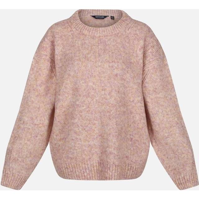 Regatta Womens/Ladies Kaylani Knitted Jumper (Powder Pink) - Size 16 UK