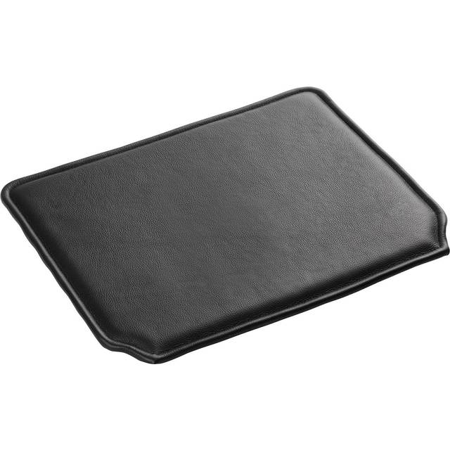 FDB Møbler R5 Nøje J80 sittdyna Black leather - Svart