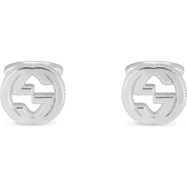 Gucci Interlocking G Silver Cufflinks YBE49901000100U