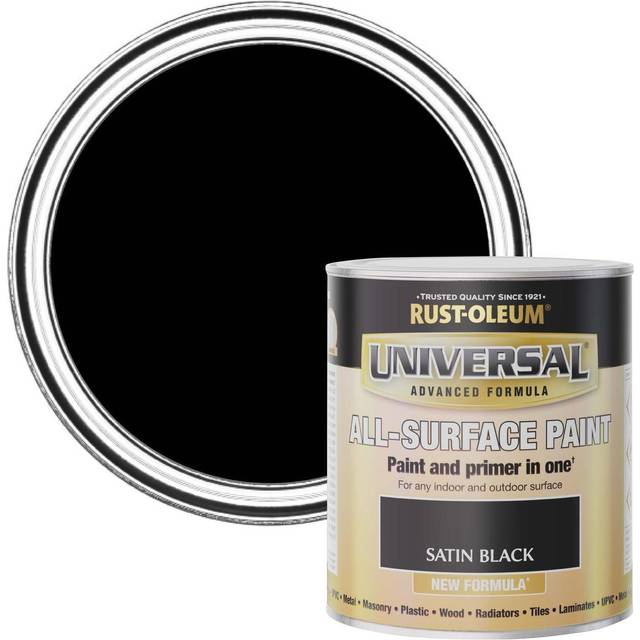 UNIVERSAL ALL-SURFACE, SATIN FINISH - BLACK 750ml - - Black