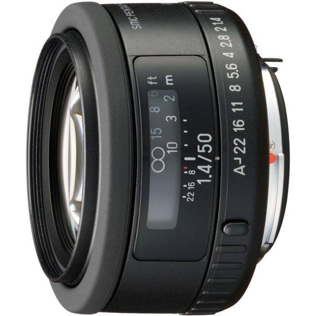 PENTAX-FA 50mm F1.4 Large Aperture Super Protect Coating Classic Camera Lens (Black Matte Finish) in Matte Black