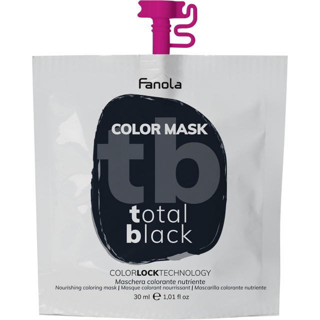 Fanola Farvemaske 30ml Total Sort 30ml