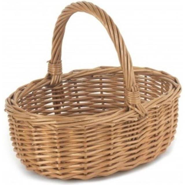 Mini Double Steamed Wicker Shopping Basket