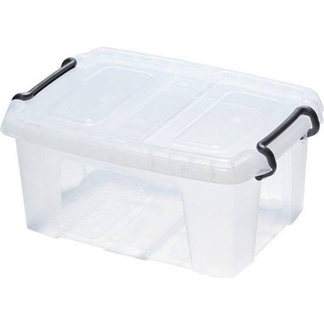Strata 12 Litre Smart Box With Extra Strong Lid Clear, Clear