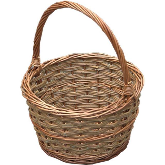 Small Rustic Apple Shopping Basket