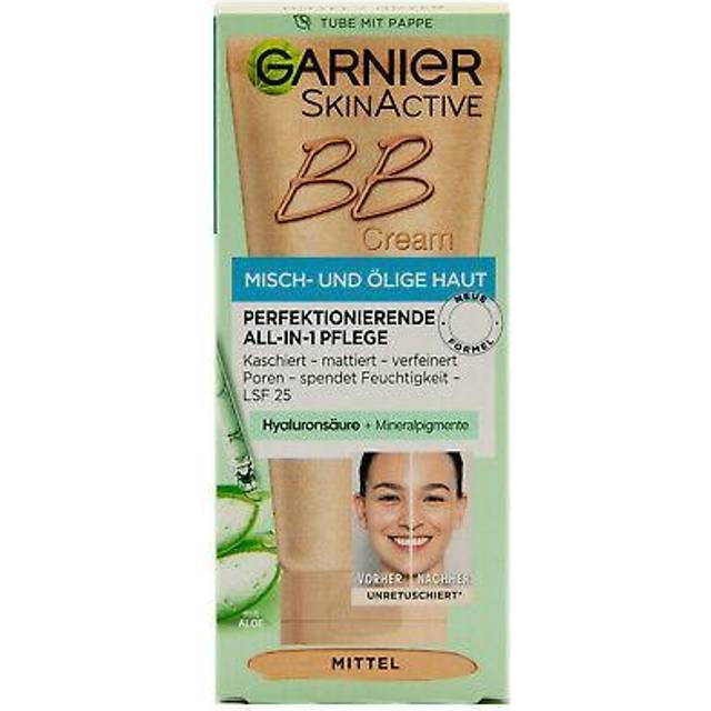 Garnier SkinActive BB Cream Blandet Og Fedtet Hud - Medium