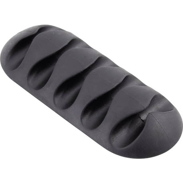 TRU COMPONENTS Kabelhållare självhäftande TC-6646544 Bunt Ø-område 8 mm (max) Svart 1 st