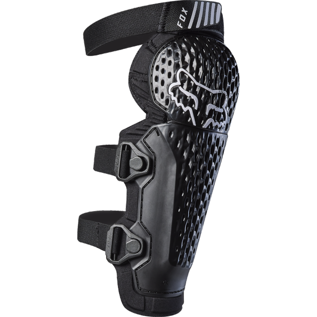 Fox Clothing Titan Race Youth MTB Mountain Bike Knee Guards - Black