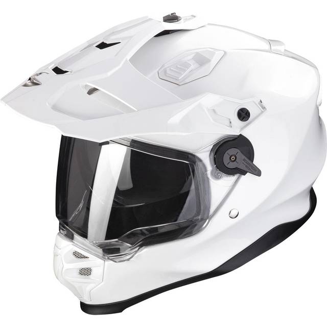 Scorpion ADF-9000 Air Solid, adventure helmet , color: White , size: M