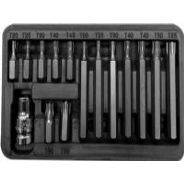 BIT sats 15 st. 10MM, TORX SEC. T20-T55,L=3075MM, PROLINE