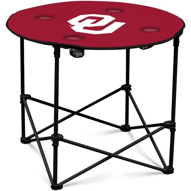 Logo Brands 192-31-1 27.6 in. Oklahoma Round Table, Red