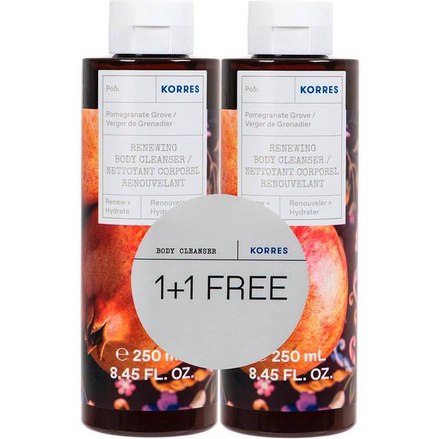Korres Pomegranate Shower Gel 1+1 Gift Set (Worth £28!)