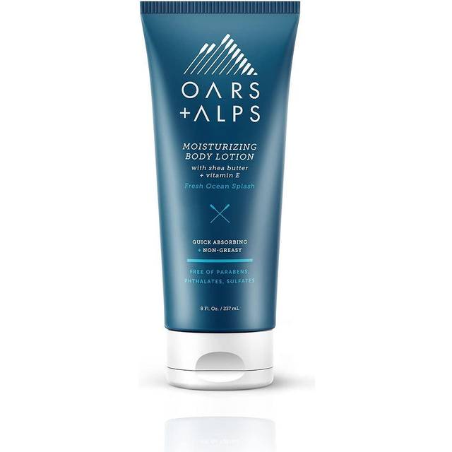 Oars + Alps Body Lotion with Vitamin E  Hydrates with Shea Butter and Sunflower Oil  Fresh Ocean Splash  8 Oz