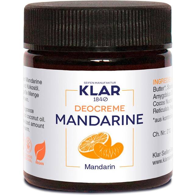 Klar Seifen Deodorant Creme Mandarin 30 ml
